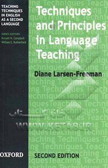 کتاب Techniques and principles in language teaching