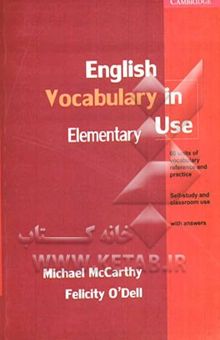 کتاب English vocabulary in use: elementary