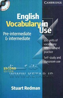 کتاب English vocabulary in use: pre-intermediate & intermediate