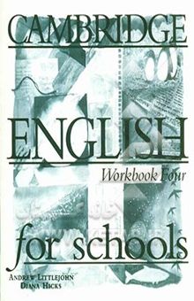 کتاب Cambridge English for schools: workbook four