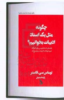 کتاب چگونه مثل یک استاد ادبیات بخوانیم؟: راهنمای داستان‌نویسی برای کودکان شیوه ارتباط با ادبیات و توضیح آن