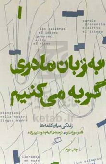 کتاب به زبان مادری گریه می‌کنیم: زندگی میان کلمه‌ها