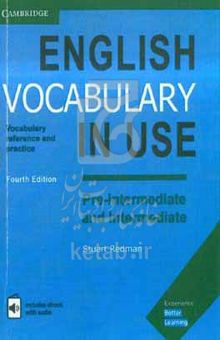 کتاب English vocabulary in use pre-intermediate & intermediate: vocabulary reference ‭‬and practice with answers and ebook