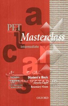 کتاب PET masterclass intermediate: studet's book with introduction to pet