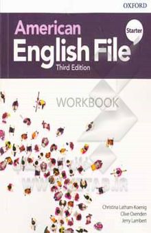 کتاب  American English file starter: workbook