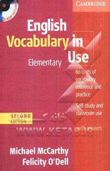 کتاب English vocabulary in use: elementary