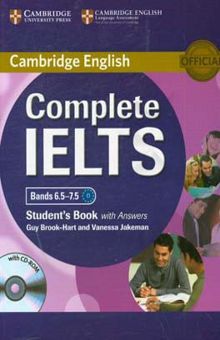 کتاب Complete IELTS bands 6.5 - 7.5: student's book with answers
