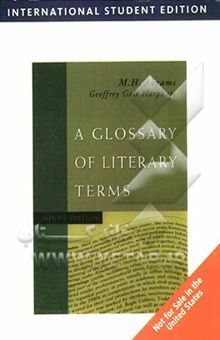 کتاب A Glossary of Literary Terms