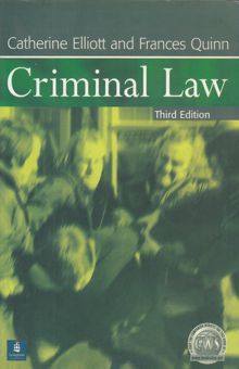 کتاب Criminal law