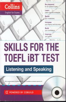 کتاب Collins English for exams: skills for the TOEFL iBT test listening and speaking