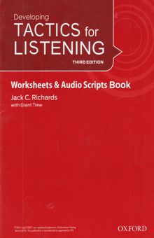 کتاب Developing tactics for listening third edition worksheets & audio scrips book